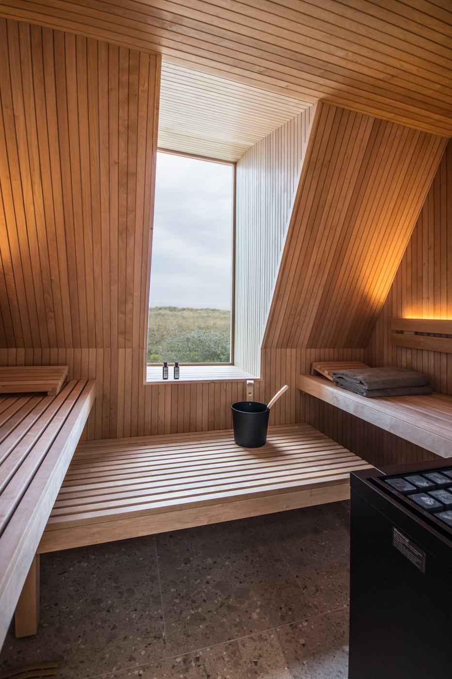 Sauna mit Meerblick
